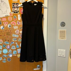 formal black dress